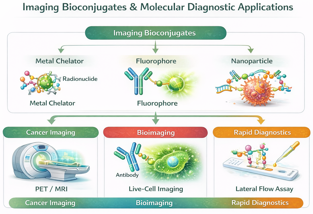 DNA Chelator, oligo Fluorophore labeling, Molecular Diagnostic Applications