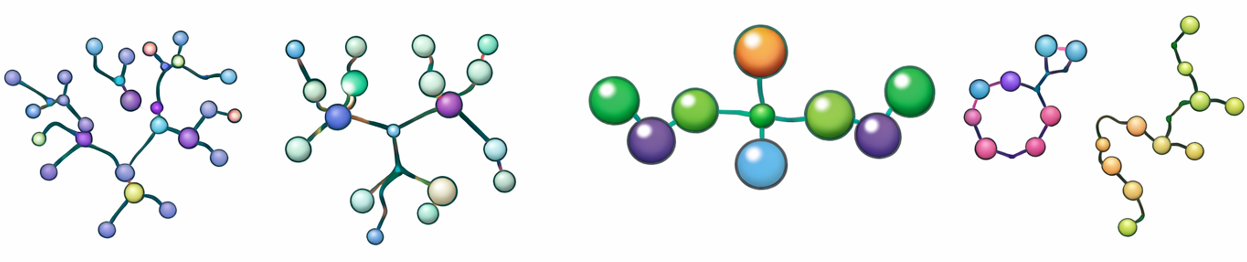 Illustration of multivalent and architecture-controlled peptide designs