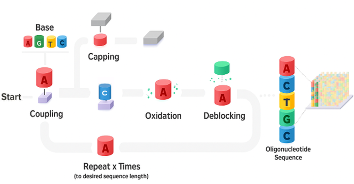 Oligonucleotide synthesis machine